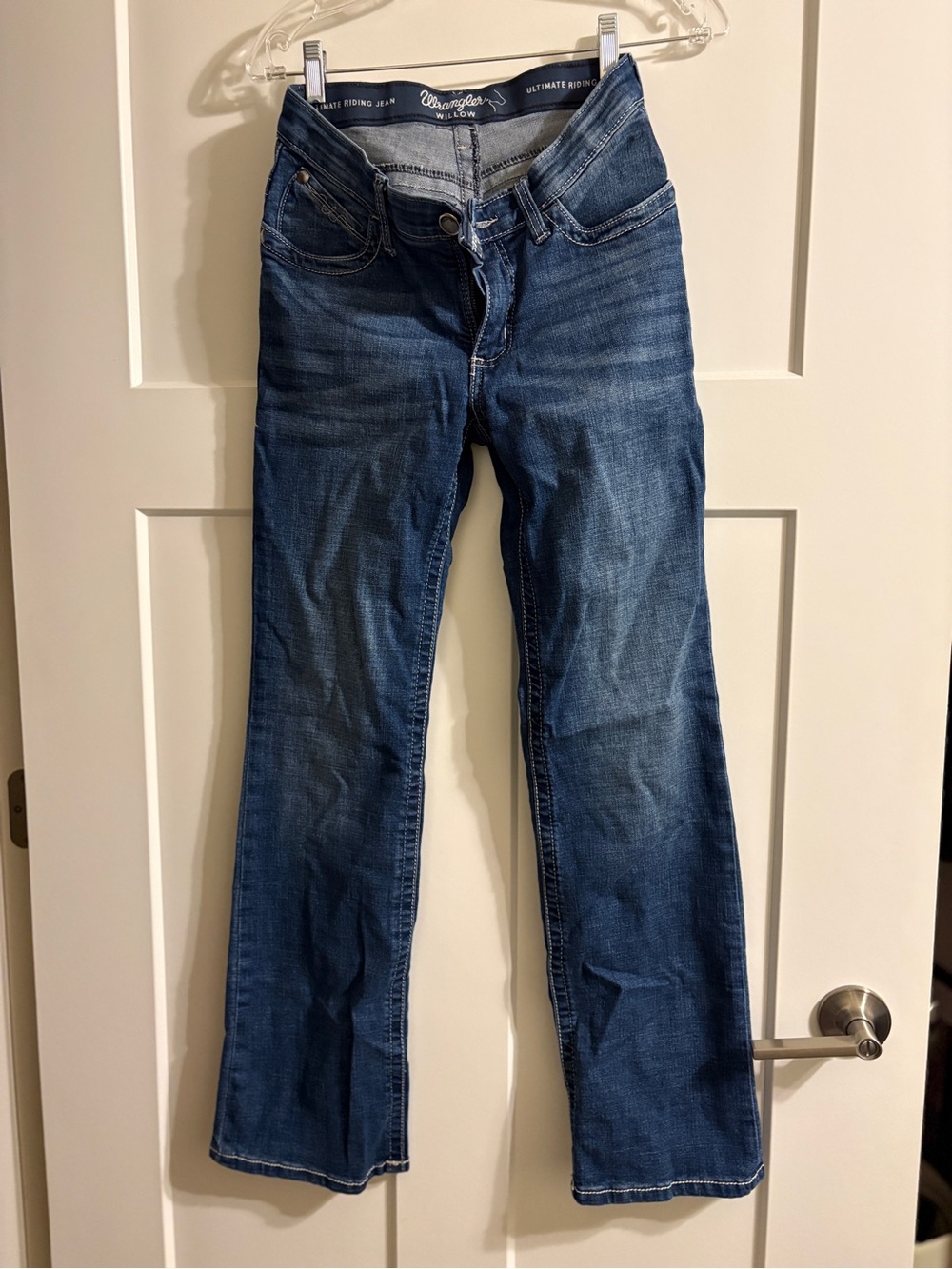 Wrangler Women's Dark Blue Boot Cut Jeans